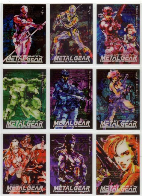 metal gear cards